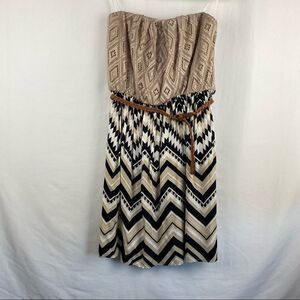 Juniors strapless dress  